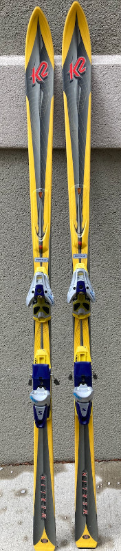 Skis, K2 Merlin, 183 cm, Salomon 900 S bindings