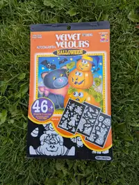 Halloween Sticker Book – Velvet 3-D Stickers (Brand New)