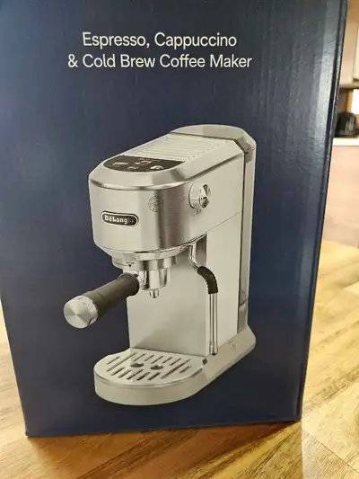 DeLonghi Dedica Duo Espresso, Cappuccino & Cold Brew Maker, View more