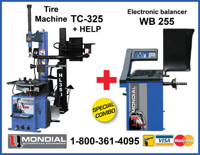 Semi automatic Tire Changer Balancer Machine TC325+Help+WB-255 in Other in Dartmouth