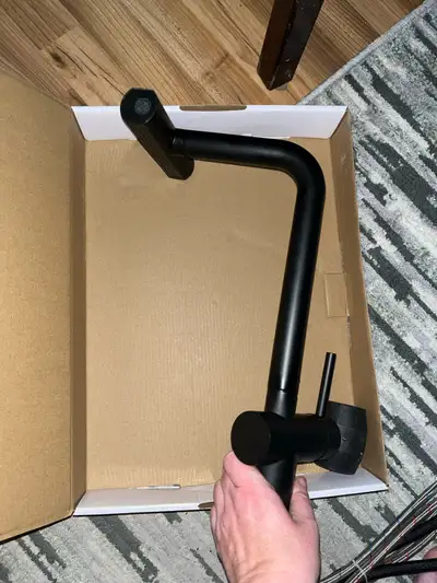 Black waterfall kitchen faucet - NEW! , View more