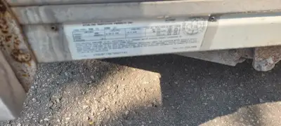 2007 Linamar Trailer Utility 4x7 Adjustable ramp,removable side exstations. Galvanized, tool box