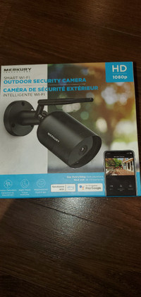 Selling merkury smart wifi outdoor camera Brand new L@@K
