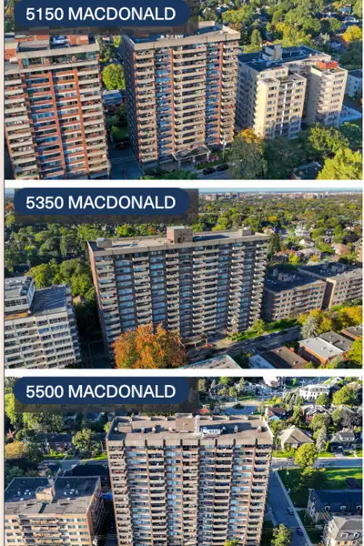 5350 Macdonald ~Luxurious 1, 2, 3, 4, 6 1/2 APTS. ($950.~ $5500) Côte Saint-Luc, QC. H3X3V2, Canada...