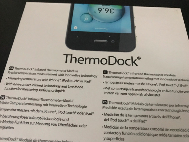 NEW Sealed Medisana ThermoDock Infrared Thermometer Module in General Electronics in City of Toronto - Image 3