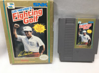 2 Nintendo NES Games:   Lee Trevino's golf ,  NES Play football