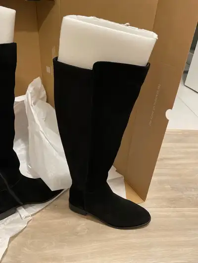 *NEW* Naturalizer Black Suede Boots, View more