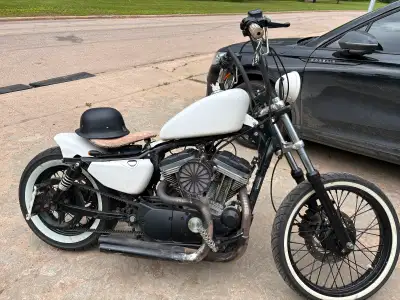 Upgrading to a bigger bike hate to sell but don’t have the room comes with extra parts, helmet and w...