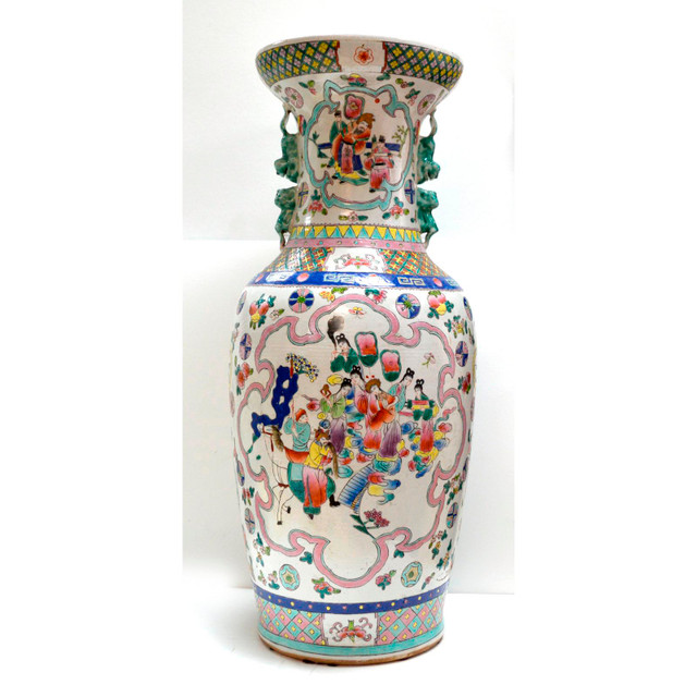 antique porcelaine vase asiatique des annees  1800 dans Art et objets de collection  à Ville de Québec