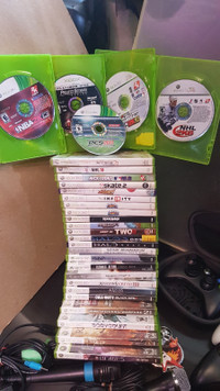 Xbox 360 consoles, controllers and games