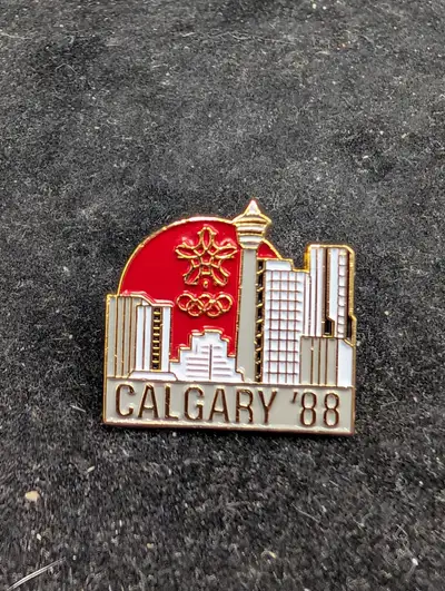 Calgary 88 Winter Olympic Pins Set of 3, View more