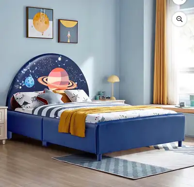 Space-themed Twin Bed Frame, View more