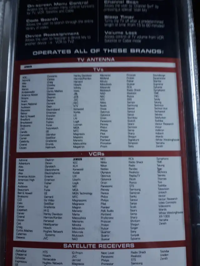 Telecommande universelle Jensen NEUF in CDs, DVDs & Blu-ray in Trois-Rivières - Image 3