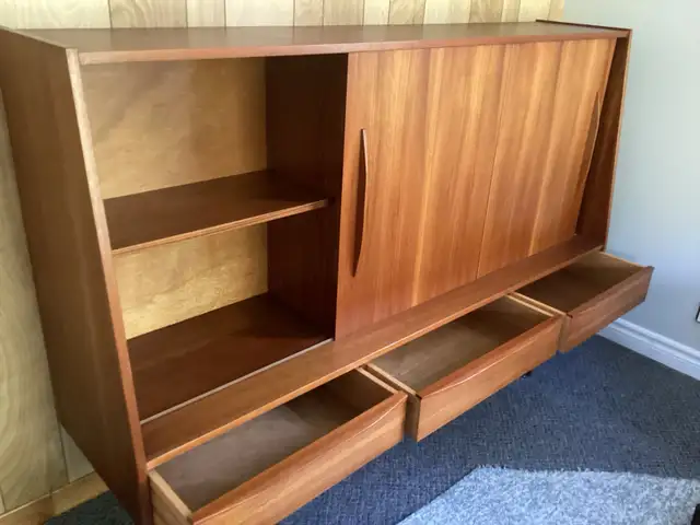 Danish teak high sideboard mid century in Storage & Organization in Ottawa - Image 4