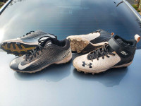 Used mens baseball soft cleats - Nike & Under Armour