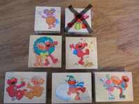 CLEARANCE! Sesame Street rubber stamps by Stampabilities