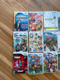 Wii games. 16 all together