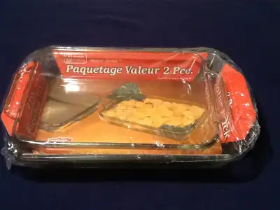 TWO PIECE PRYEX BAKE PANS. 403, View more
