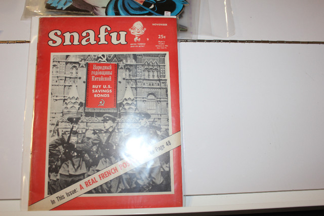 SNAFU #1 (1956) Marvel Comics STAN LEE signed autograph inside dans Bandes dessinées  à Saskatoon