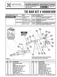 Dometic SeaStar Tie Bar Kit, HO6003