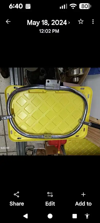 Hwy bar , motor guard, with foot pegs. Came off of my 2008 XL1200C . Fits '04-'22 XL, '04-'13 XR mod...