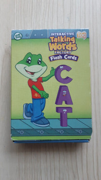 LEAP FROG. INTERACTIVE TALKING WORDS FACTORY Flash Card.