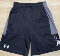 UA - Boys Youth Medium HeatGear Shorts - Black