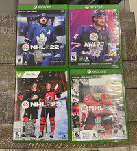 NHL, 20,21,22,23 for Xbox, Price is for all.