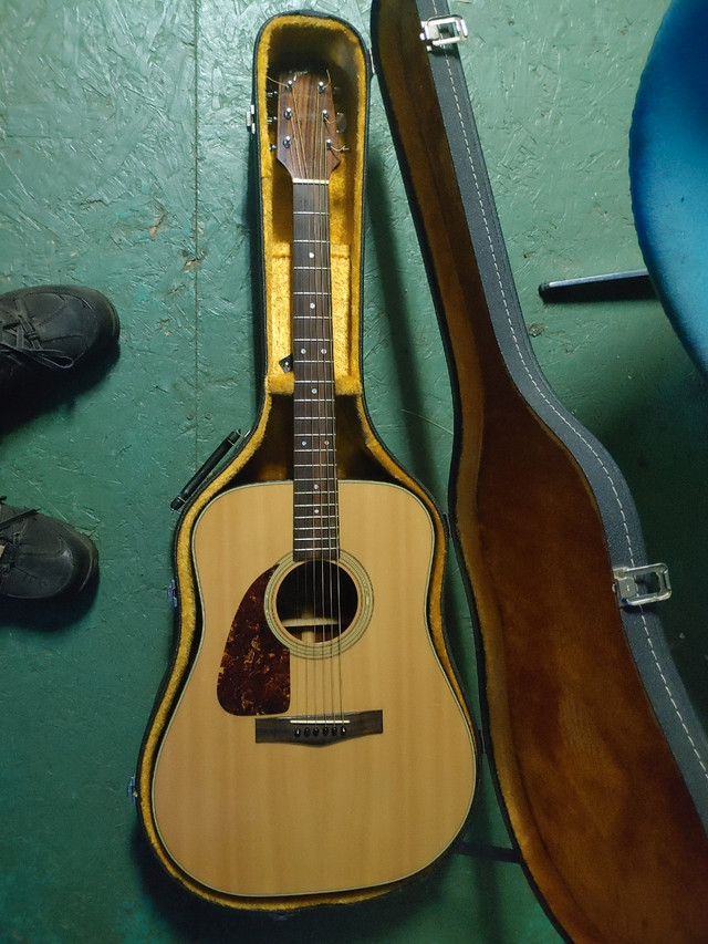 Left handed acoustic fender guitar  in Guitars in Kingston