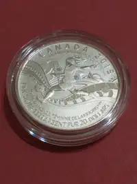 2015 RCM .9999 silver Canada $20 FIFA Women's World Cup, KM 1966