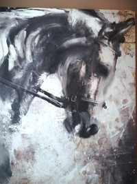 BEAUIFUL 24 X 24 INCH HORSE PICTURE
