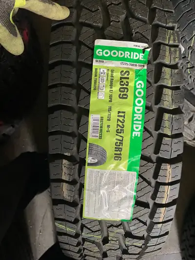 I am selling 2 Goodride SL369 LT225/75R16 tires, perfect for SUVs and light trucks. These tires are...
