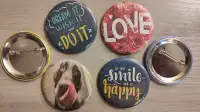 Pin-Back Buttons ( 2.25 Inches ) *Customized*