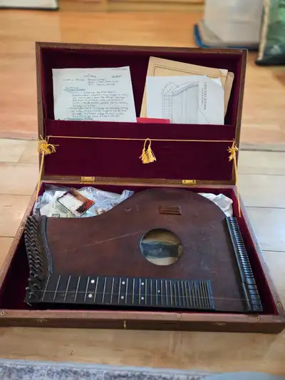Vintage German Zither, View more
