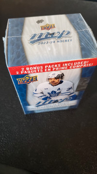 2023-24 upper deck mvp hockey sealed box