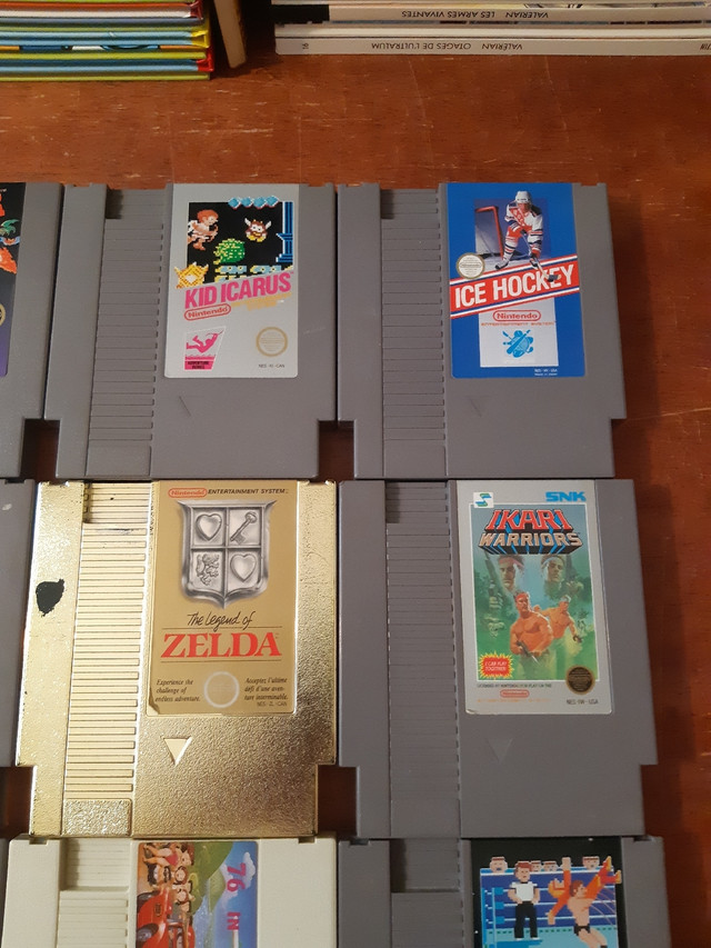 The legend of Zelda Nintendo NES lot de 8 cassettes différentes  dans Consoles classiques  à Laurentides - Image 4