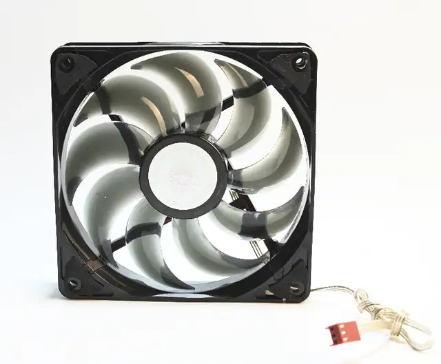 CoolerMaster 3-pin Red LED Silent Cooling PC Case Heat Fan 120mm in System Components in City of Toronto - Image 6