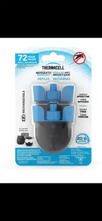 Thermacell Mosquito Repellent, Rechargeable Refills – 72 Hours, 