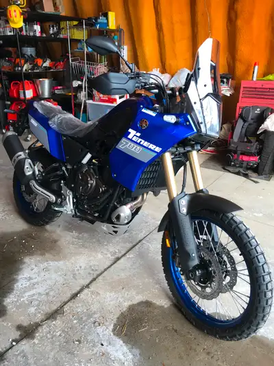 2023 Tenere 700. One owner, purchased new from Bracebridge Yamaha . Stored in garage. Driven on High...
