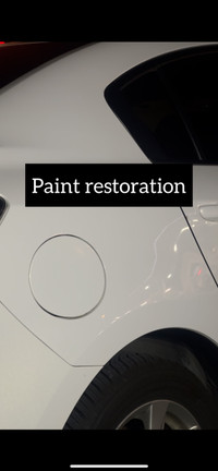 4 stage Paint restoration 