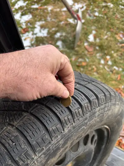 4 winter tire on rims. 215/65/R17.