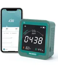 Inkbird WiFi Air Quality Monitor, Indoor CO2 Monitor Portable fo