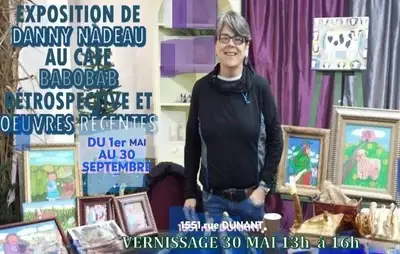 Exposition de tableaux, de sculpures, de bâton de parole etc,, View more