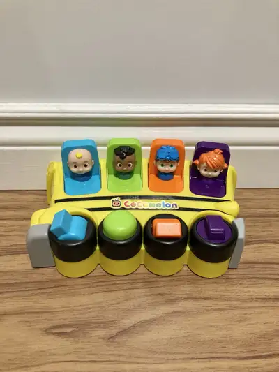 CocoMelon popup school bus toy, View more