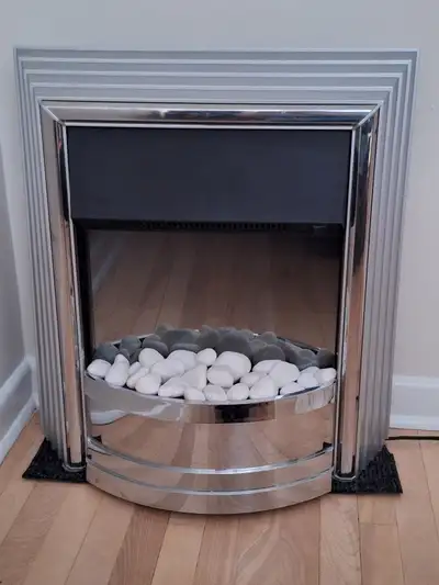 Art Deco Style Electric Fireplace, View more