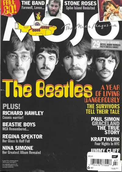 A great looking magazine! This is the July 2012 (issue #224) of MOJO The Music Magazine. The Beatles...