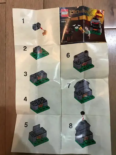 Lego 30210 Lord of the Rings: Frodo Cooking Corner Instructions, View more