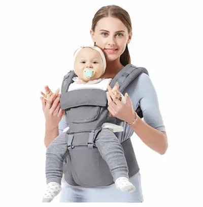 Maydolly 9-in-1 Ergonomic Baby Carrier w Adjustable Hip Seat , View more