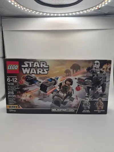 LEGO Star Wars Ski Speeder vs. First Order Walker Microfighters, View more