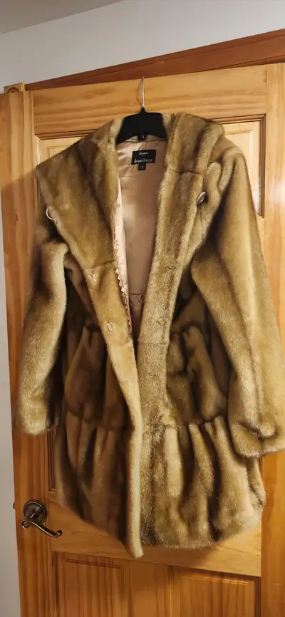 DENNIS BASSO ( FAUX ) FUR COAT, View more